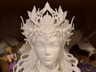 Elven Queen Bust 200mm Tall