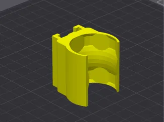 Hexbright flashlight Nerf Rail Adapter