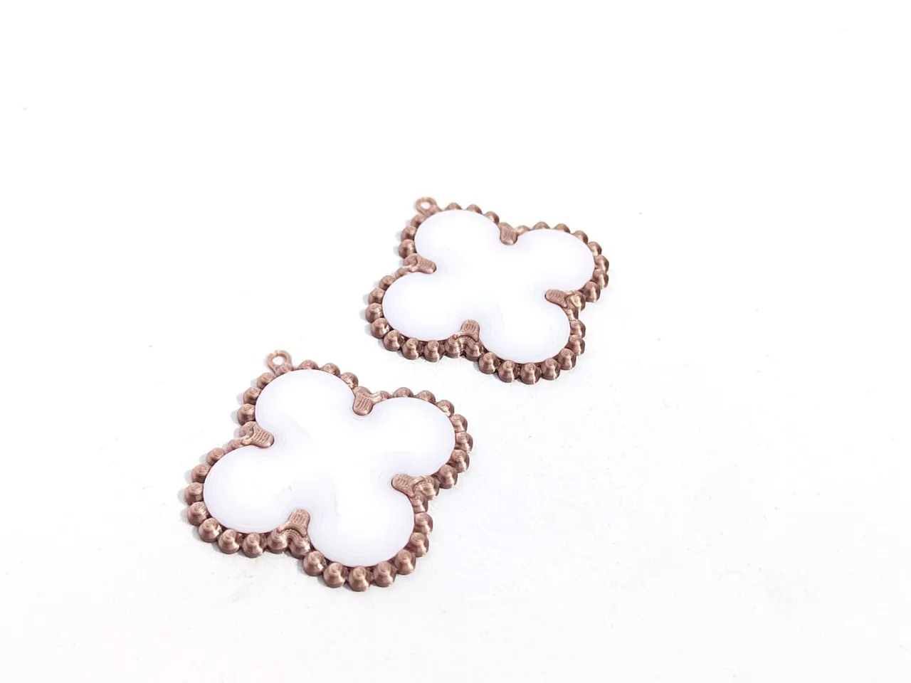 Inspired by VanCleef Arpels style earrings jewelry view 4