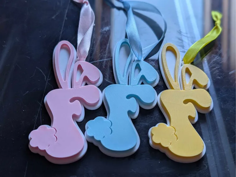 bunny letter F