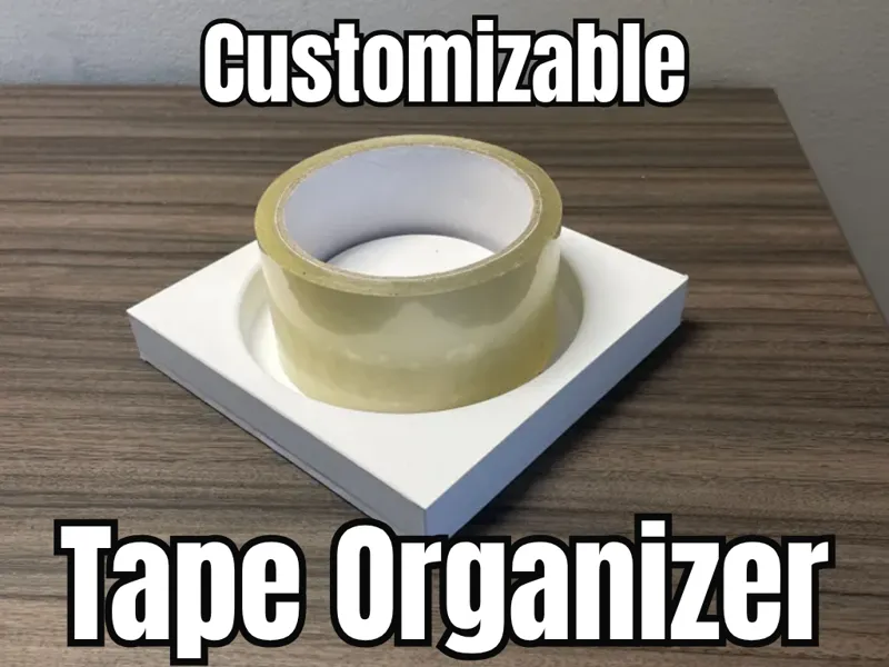 Parametric Tape Organizer Bin