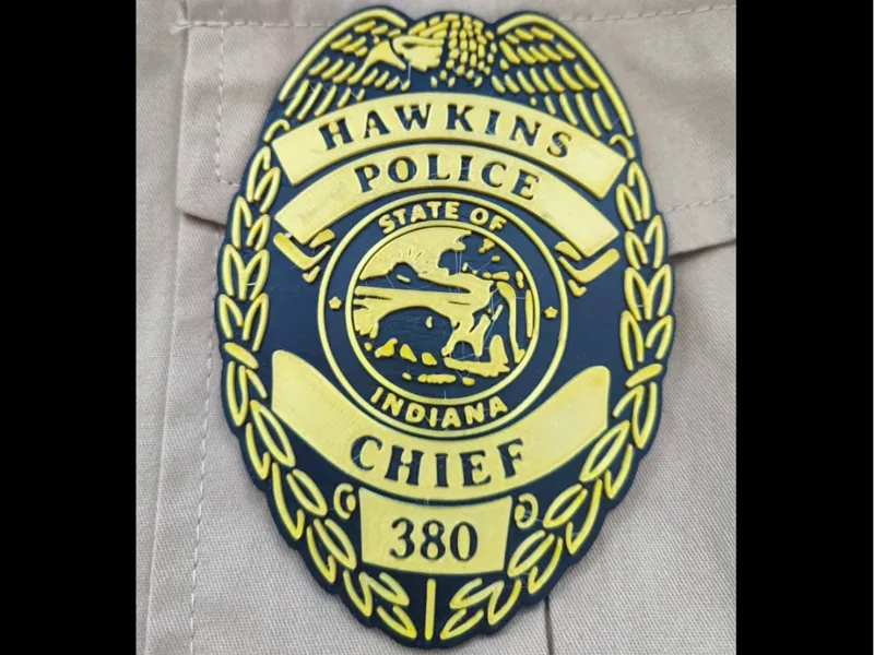 Stranger Things Jim Hopper Police Badge