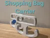 Shopping Bag Carrier With Cart Coin Slot