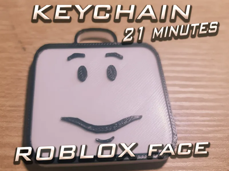 Roblox Face Keychain
