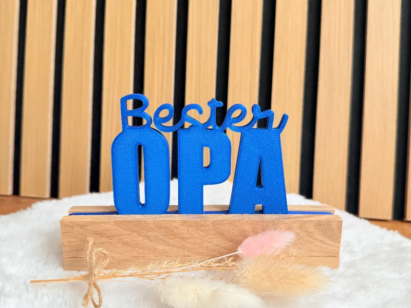 Klötzchen Einschieber Bester Opa