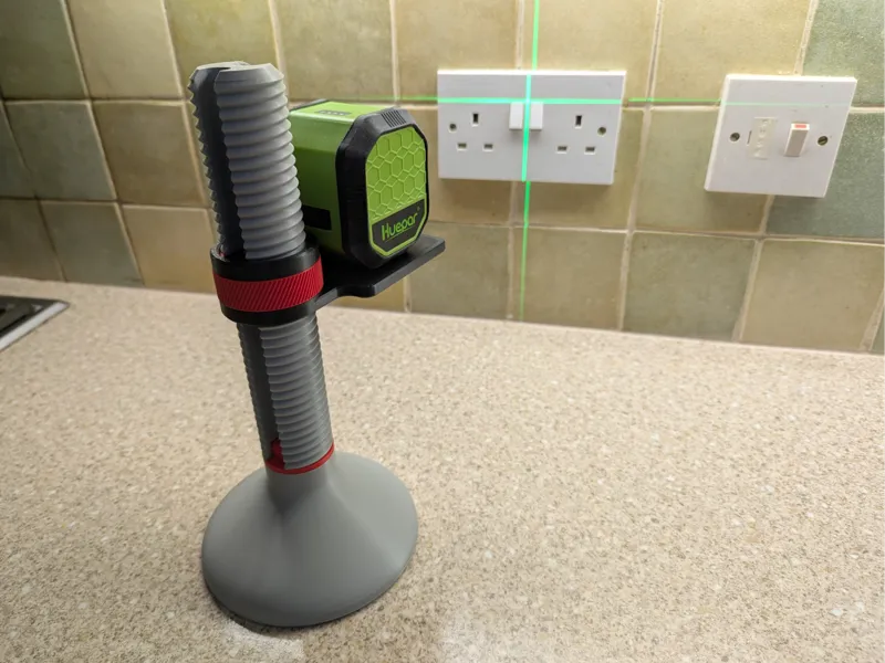 Adjustable Height Laser Level Platform