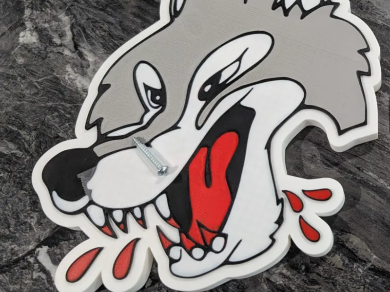 Sudbury Wolves logo necklaces.