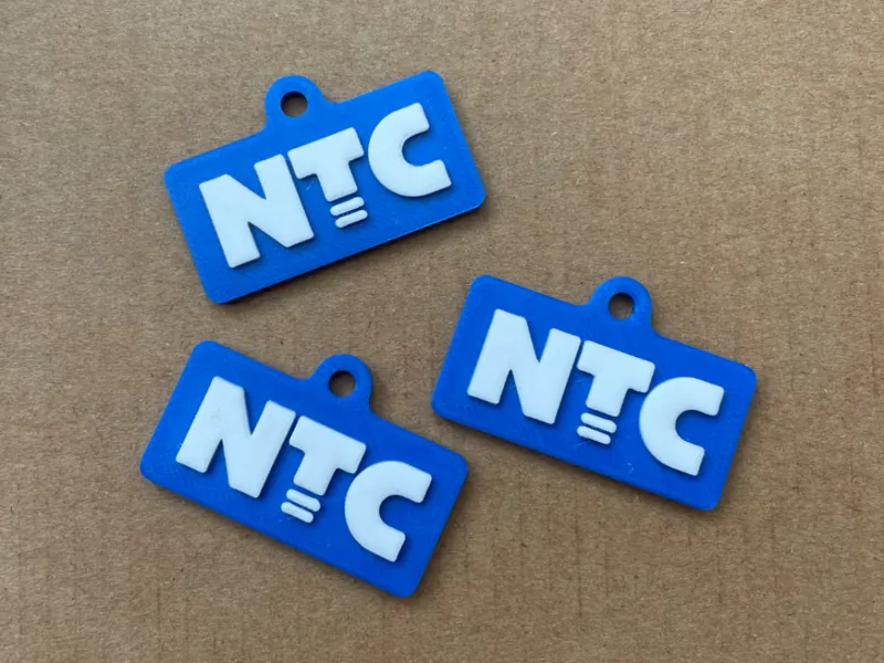 NTC logo keychain