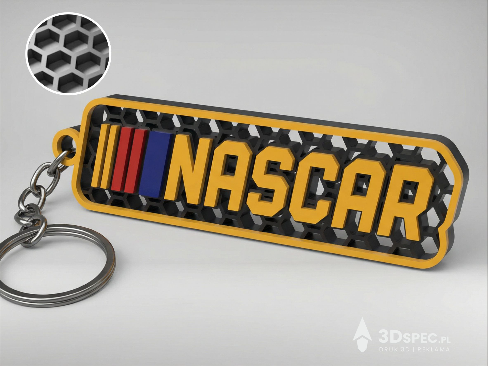 NASCAR | Honeycomb Speed Edition keychain
