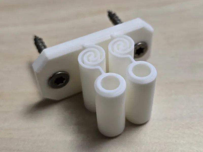 universal cable holder - 4mm countersunk bolt fix