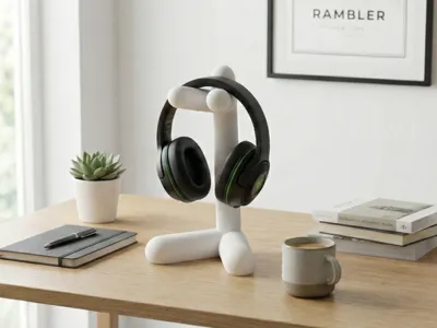 The "Tube" Stand - Minimalist Headphone Holder