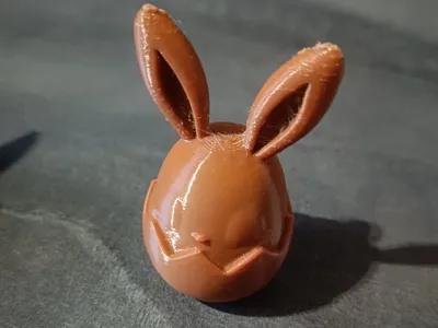 Easter egg bunny