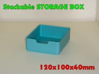 Boîte de rangement empilable 120x60x40 mm — photo 1
