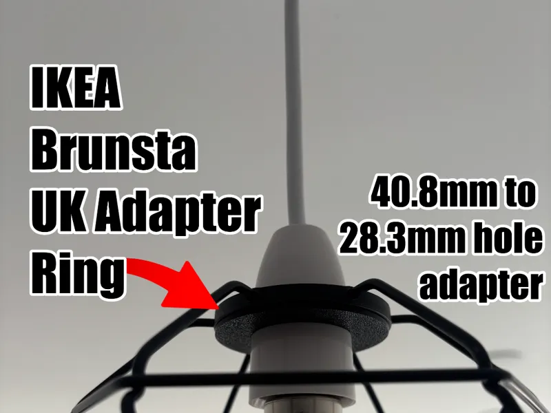 Ikea Brunsta Lamp Adapter Ring - UK