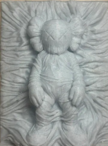 Modelo para impresión 3D: KAWS MARBLE UNDER SHEET — vista de referencia 3