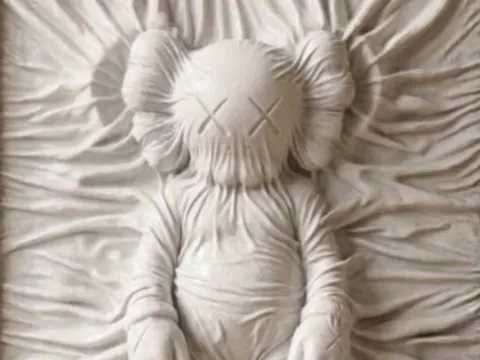 Modelo para impresión 3D: KAWS MARBLE UNDER SHEET — referencia de MakerWorld