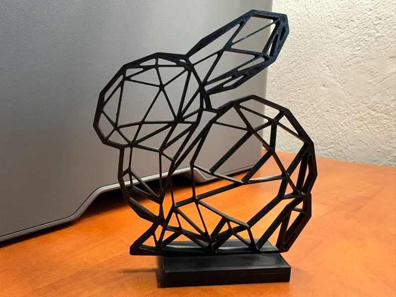 Geometric Low Poly Easter Bunny-Modern Decoration