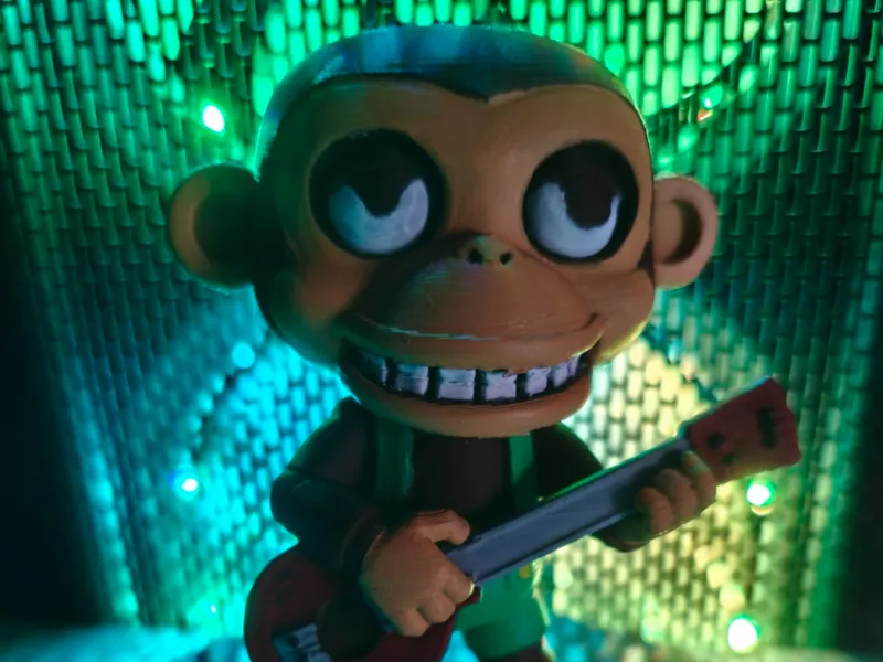 Figura de Chester el Chimpancé al estilo Funko