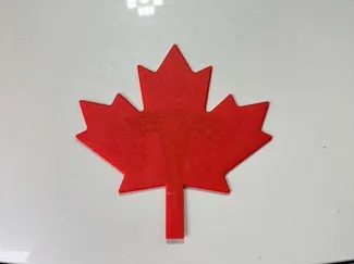 Canadian maple leaf Tesla emblem cover