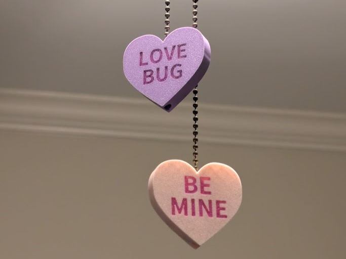 Valentine's Sweethearts Candy Ceiling/ Light Pull