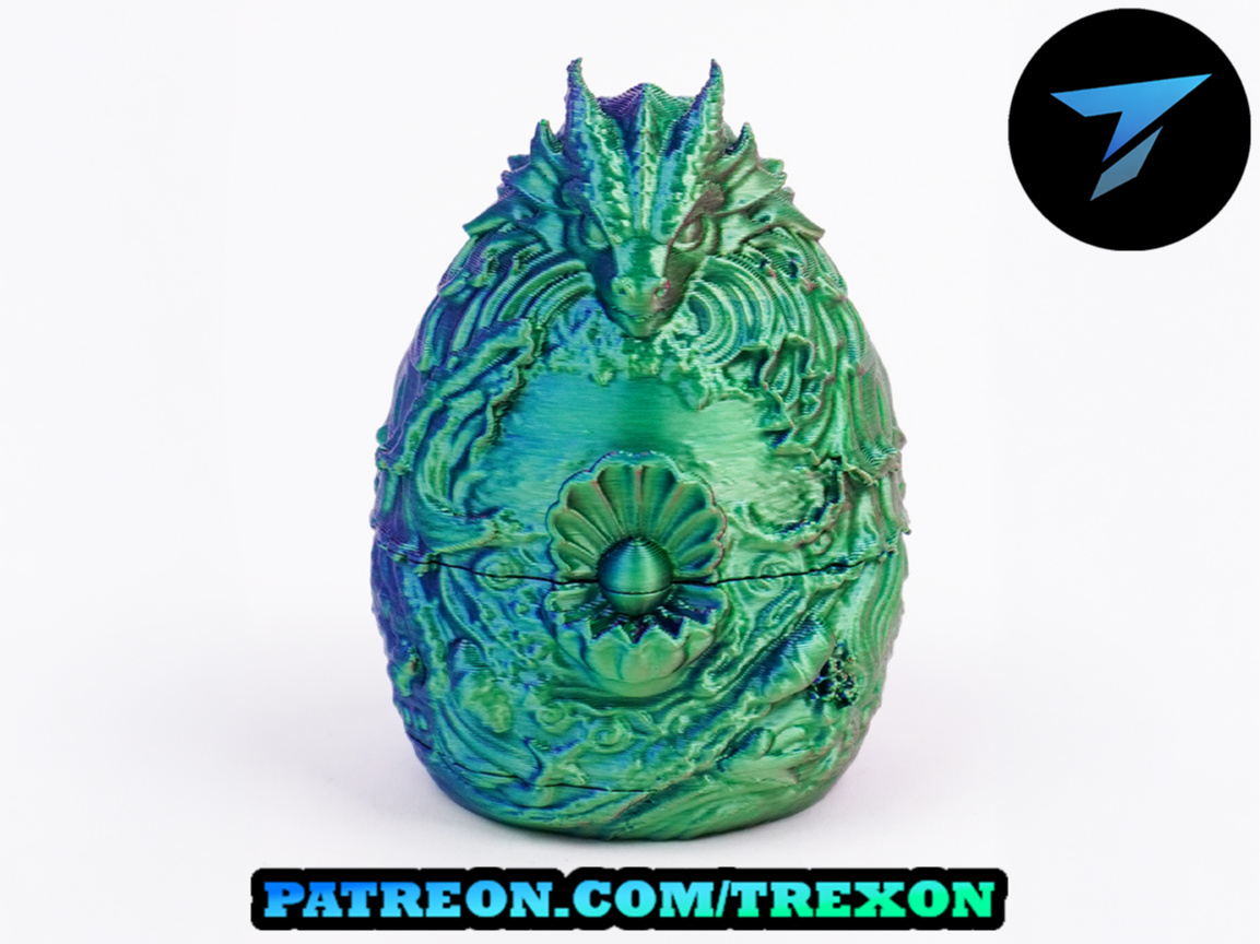 Ocean Dragon Egg - Screw Lid