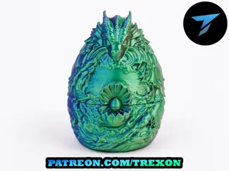 Ocean Dragon Egg - Screw Lid