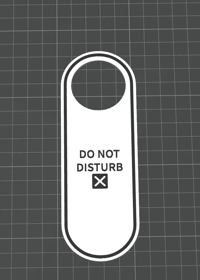 Do not distrub sign by Chill guy - MakerWorld