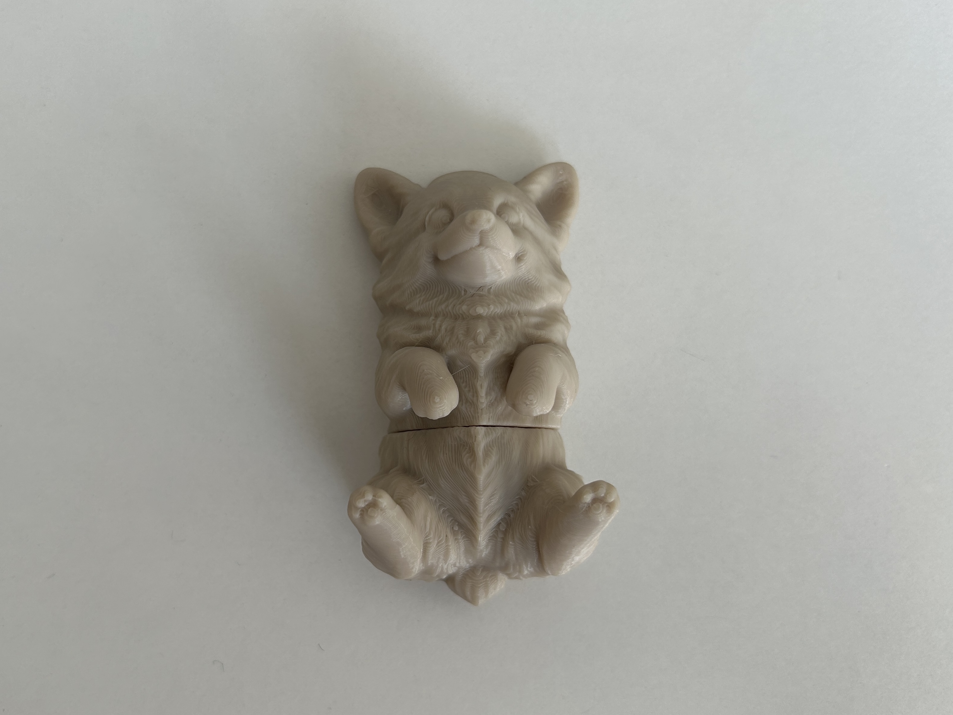 Miniatura 2 do modelo 3D Flexi Corgi Keychain