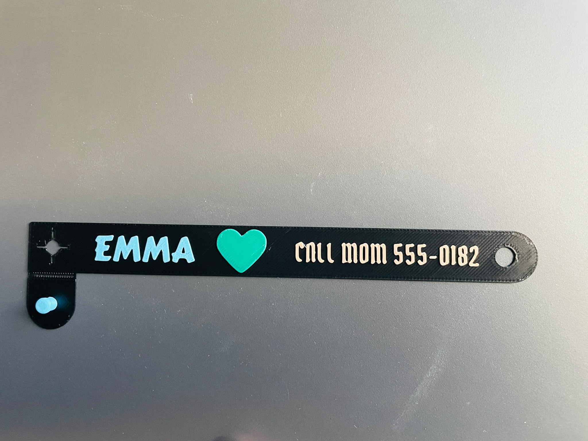 Customizable Safety Wristband – Text,Icon & SVG - 1