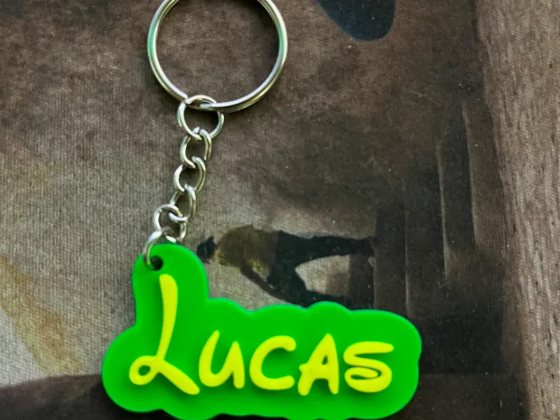 Llavero con el nombre de Lucas