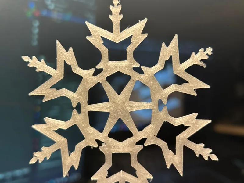 Schneeflocke - Fenster Ornament