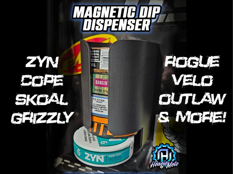 Magnetic Zyn / Dip Can Full Roll Dispenser 