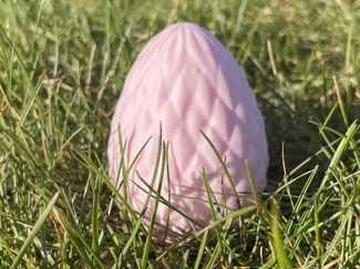 Chesterfield Osterei - eine schöne Osterdekoration