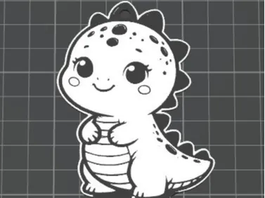 Dino Cute Keychain