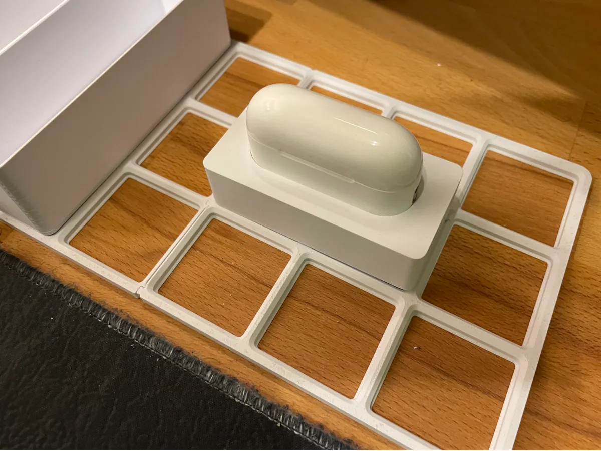Boîte Gridfinity pour AirPods Pro 3 (2x1x4u)