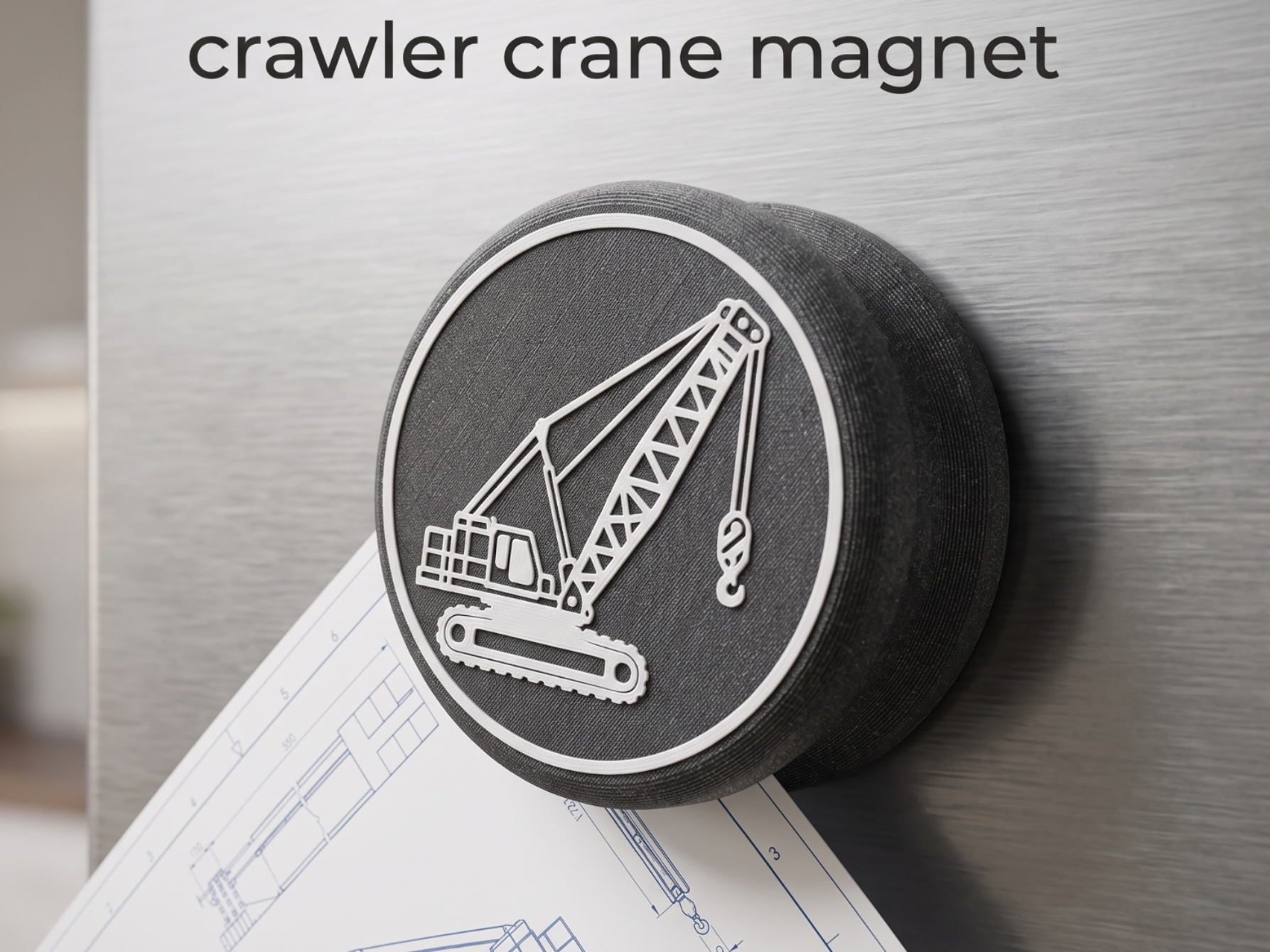 Heavy-Duty Crawler Crane Magnet