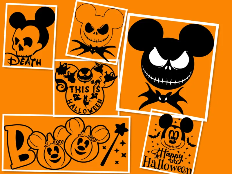Mickey Mouse Halloween Decorations、Keychains