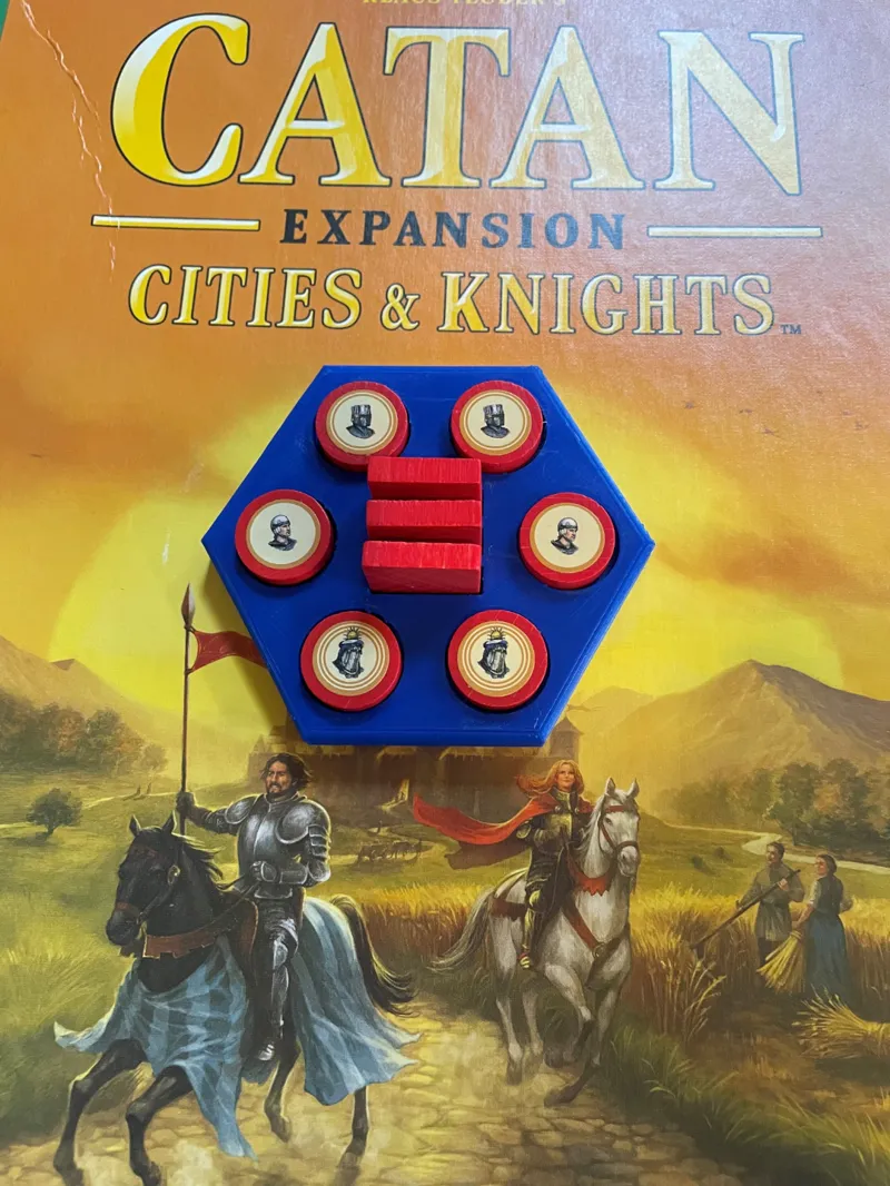 Catan Cities & Knights Piece Holder