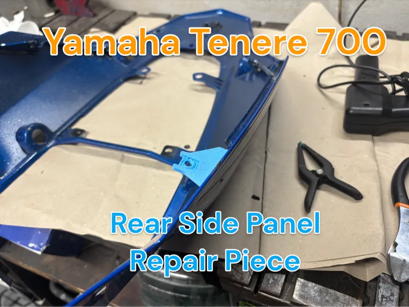 Yamaha Tenere 700 Rear Side Panel Repair Piece