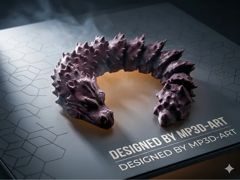 Flexible Dragon Wyrm - No Supports