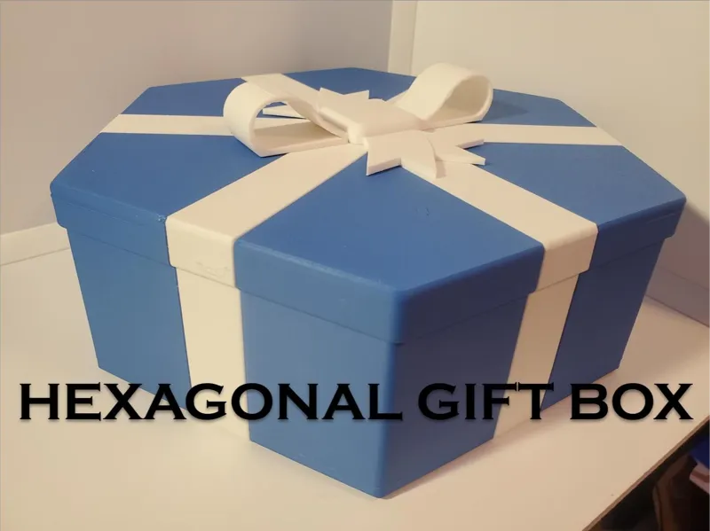 Large Hexagonal Christmas Present