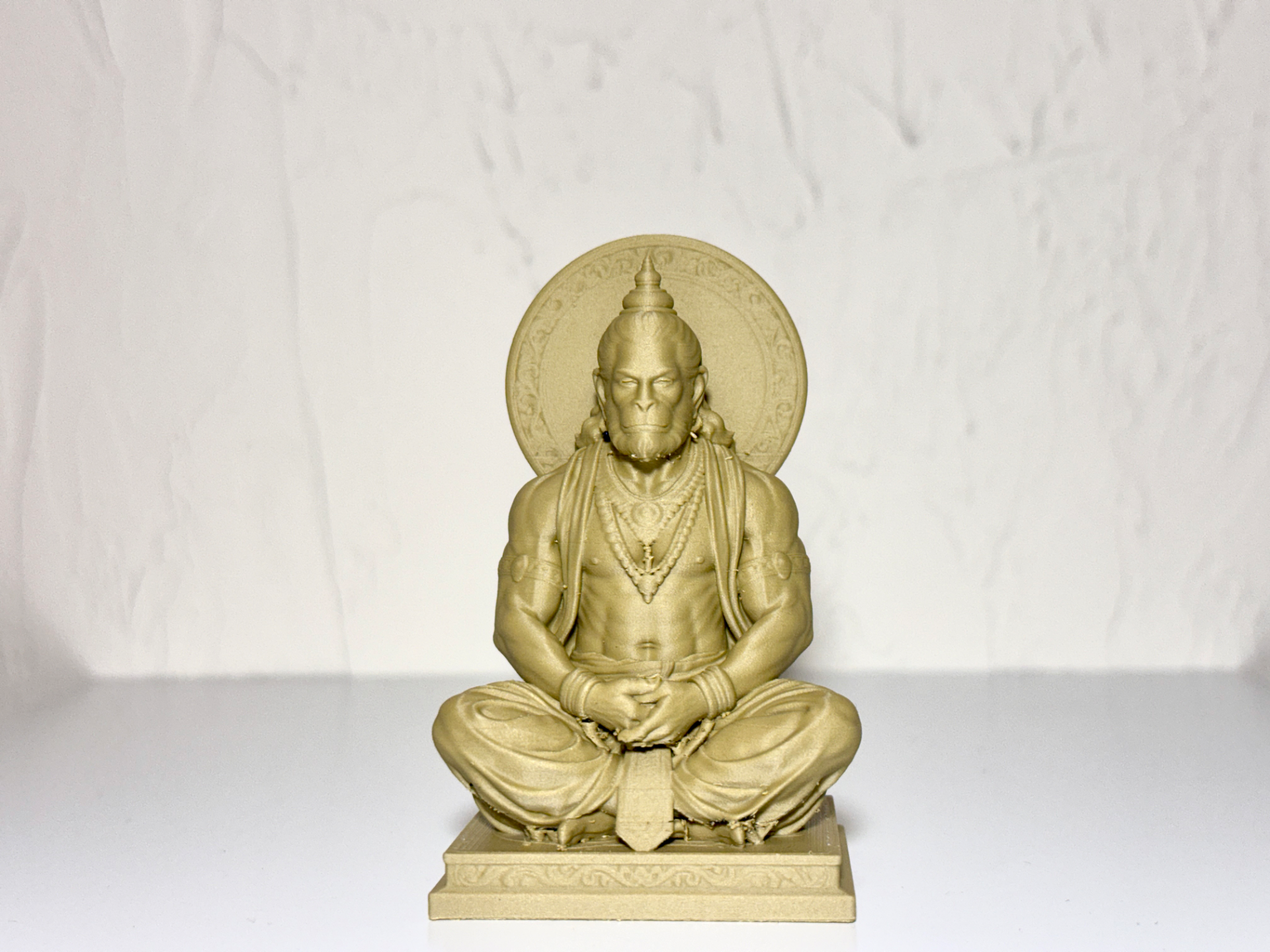 Hanuman – Meditating Devotional Statue 3D model