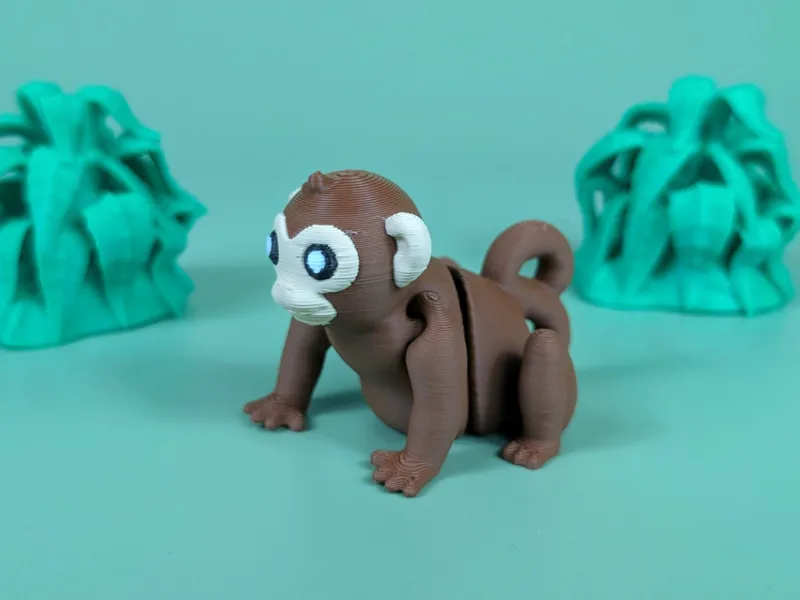 Monkey - Articulated Keychain Figure