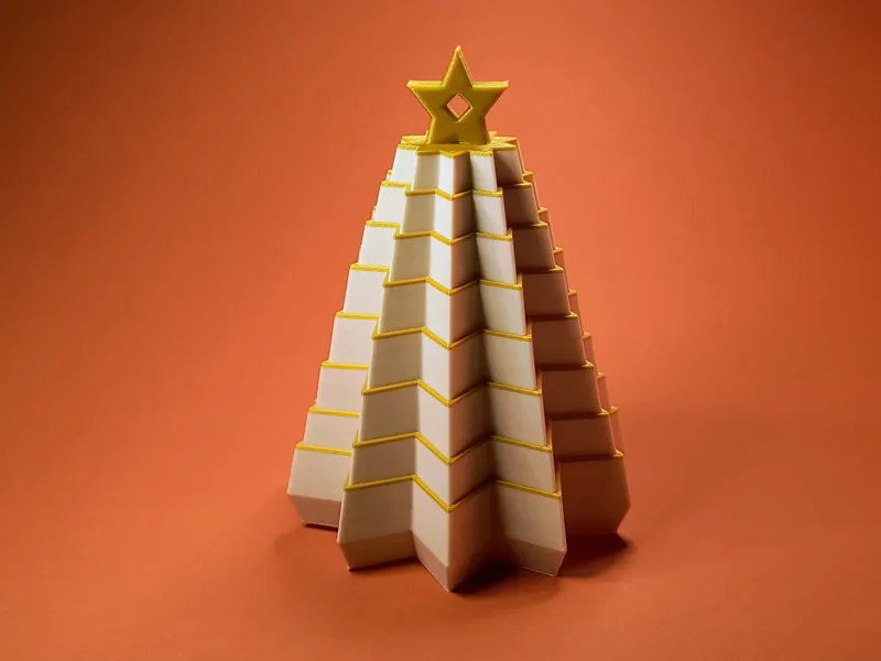 Pop Up Christmas Tree Fidget Ornament V3 (Mini)