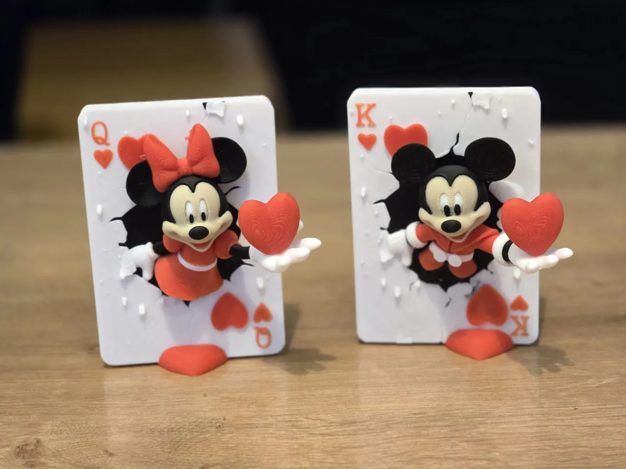 Valentine's Queen of Hearts Minnie Mouse Card view 3