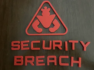FNAF security breach wall art