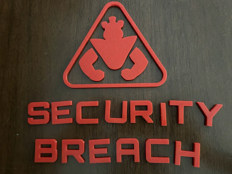 FNAF security breach wall art