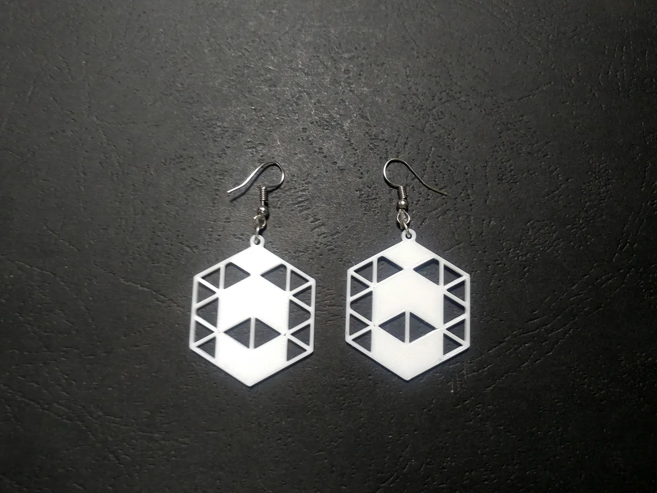 Symmetra Cube Earrings view 3