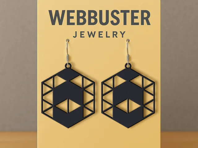 Symmetra Cube Earrings