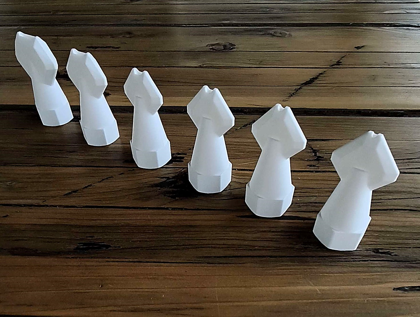 Silicone Caulk Nozzles — 6 sizes, no supports - 1